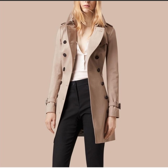 Burberry Jackets & Blazers - SOLD! Burberry Prorsum Cotton Sateen Trench Coat